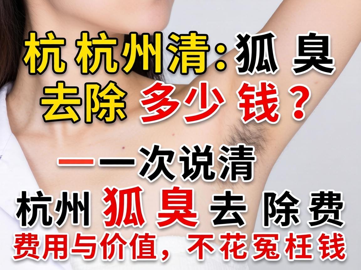 杭州狐臭去除多少钱？一次说清杭州狐臭去除费用与价值，不花冤枉钱