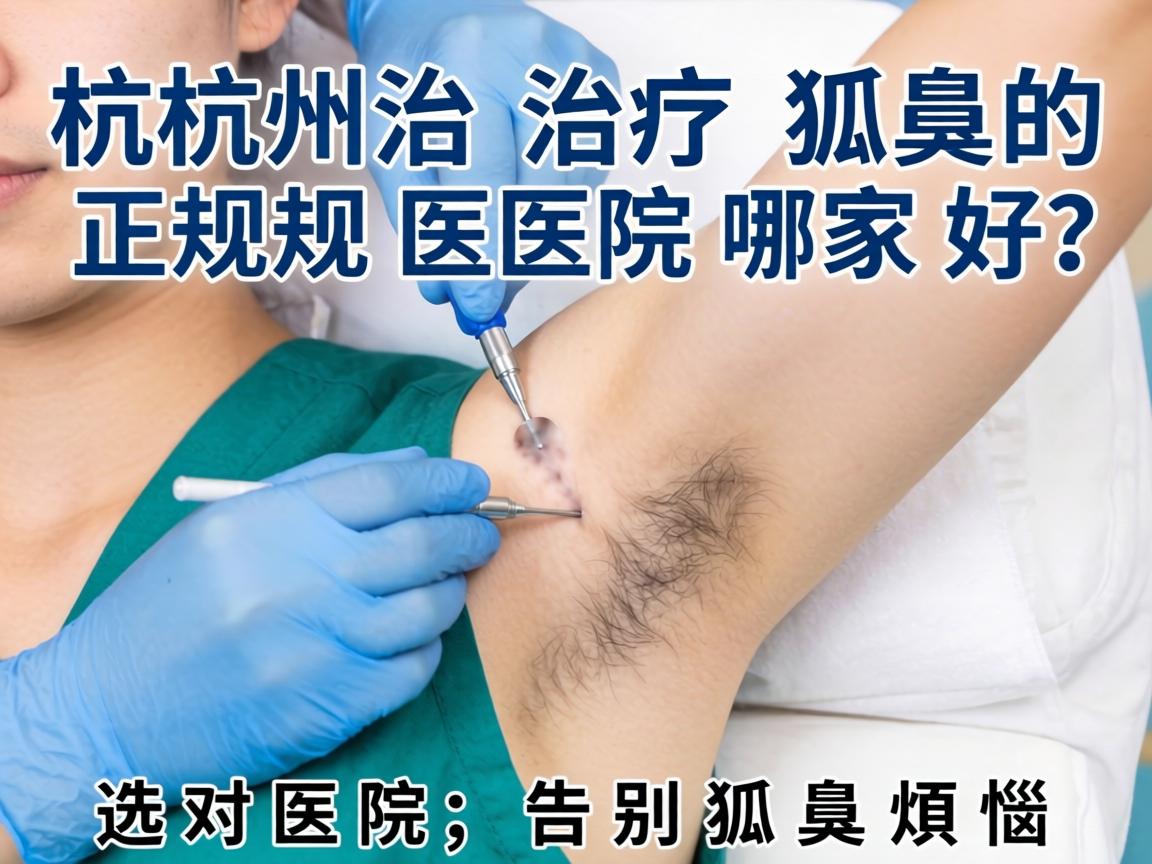 杭州治疗狐臭的正规医院哪家好？选对医院，告别狐臭烦恼