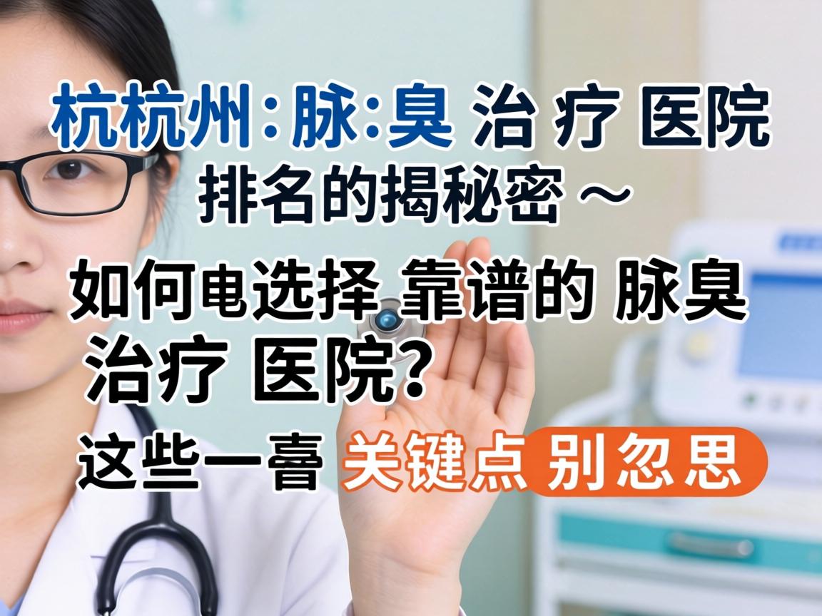 杭州腋臭治疗医院排名揭秘,如何选择靠谱的腋臭治疗医院?这些关键点别忽略 杭州腋臭治疗医院排名揭秘,如何选择靠谱的腋臭治疗医院?这些关键点别忽略