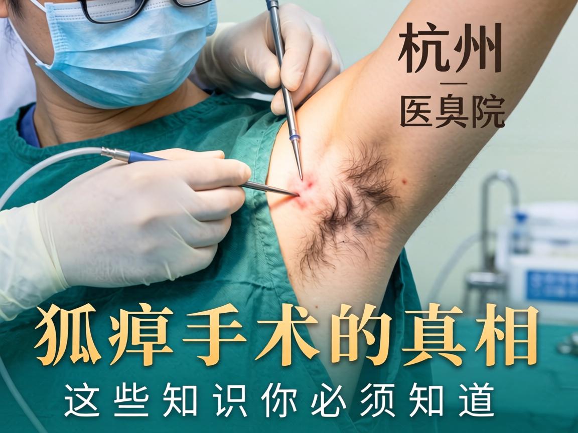 杭州狐臭手术医院科普，狐臭手术的真相，这些知识你必须知道