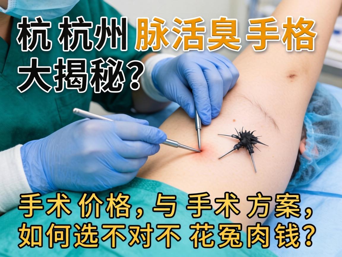 杭州腋臭手术价格大揭秘，手术价格与手术方案，如何选对不花冤枉钱？