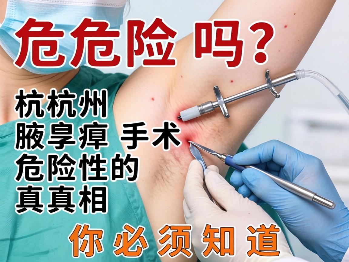 腋臭手术危险吗？杭州腋臭手术危险性的真相你必须知道