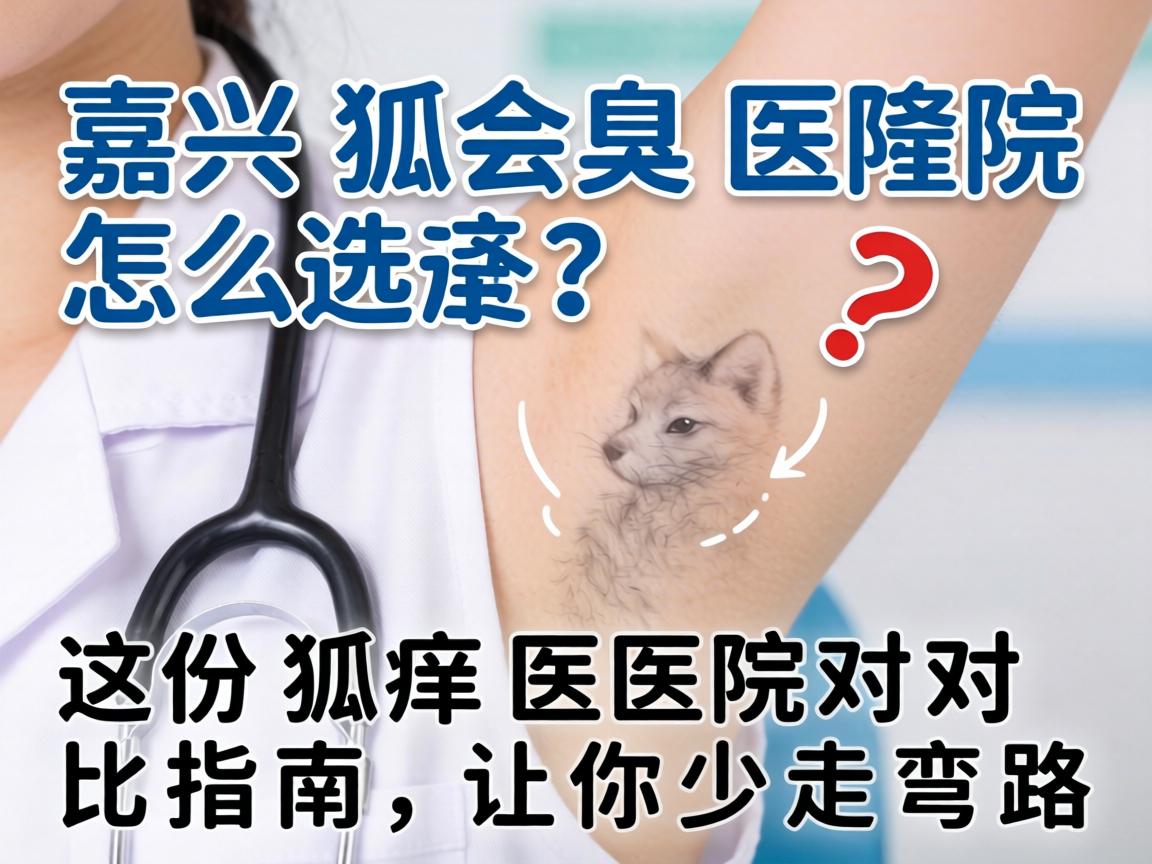 嘉兴狐臭医院怎么选？这份狐臭医院对比指南，让你少走弯路