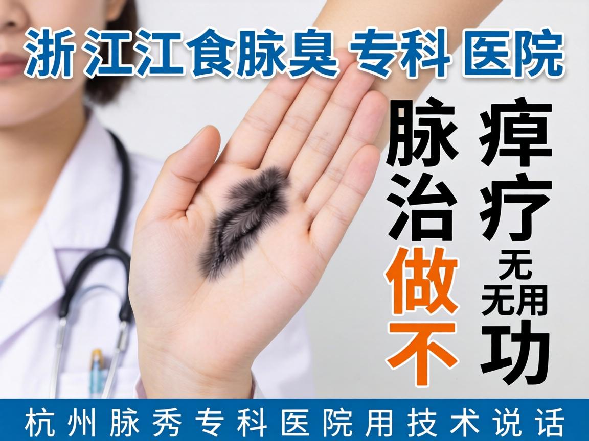 浙江腋臭专科医院，腋臭治疗不做无用功，杭州腋秀专科医院用技术说话