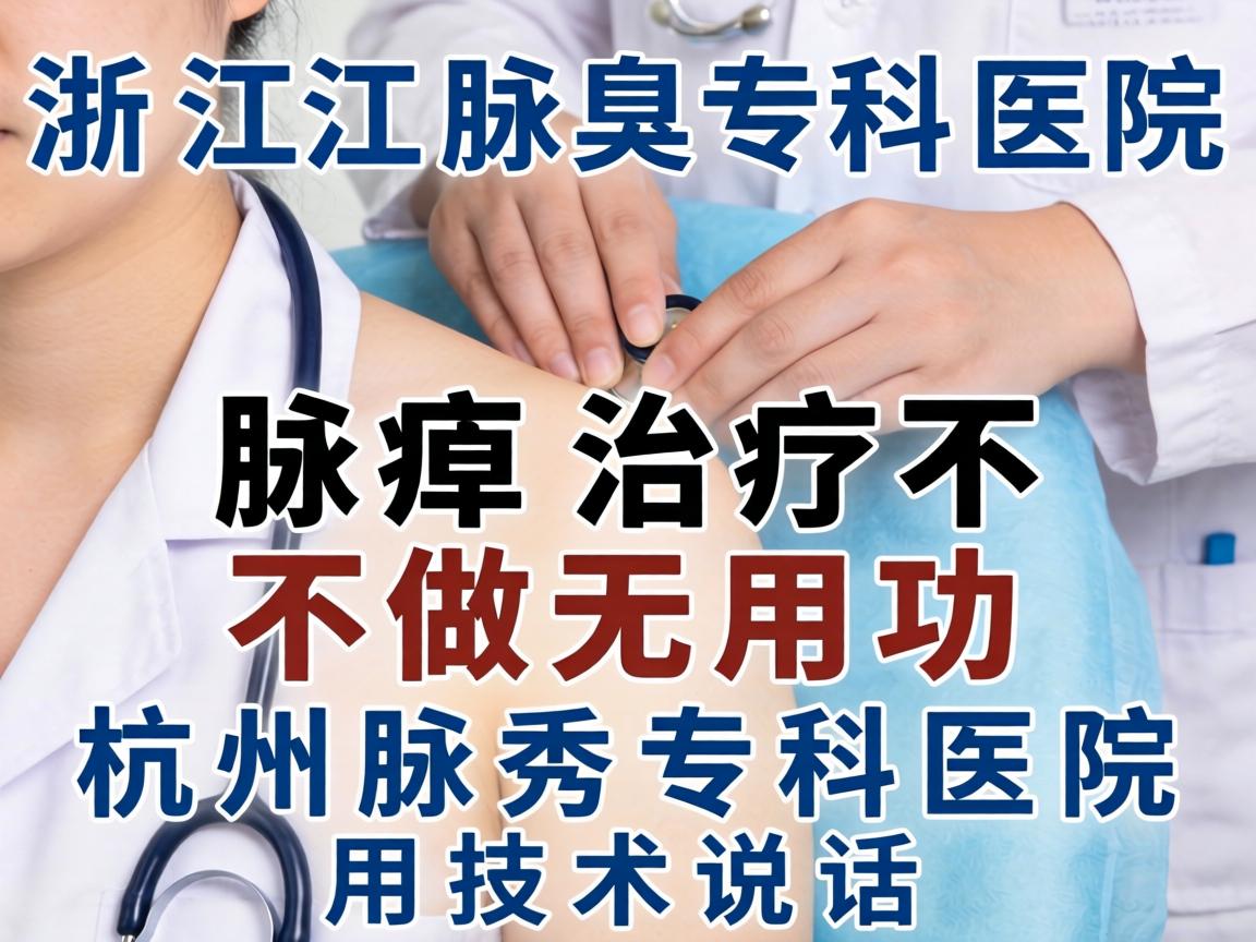 浙江腋臭专科医院，腋臭治疗不做无用功，杭州腋秀专科医院用技术说话