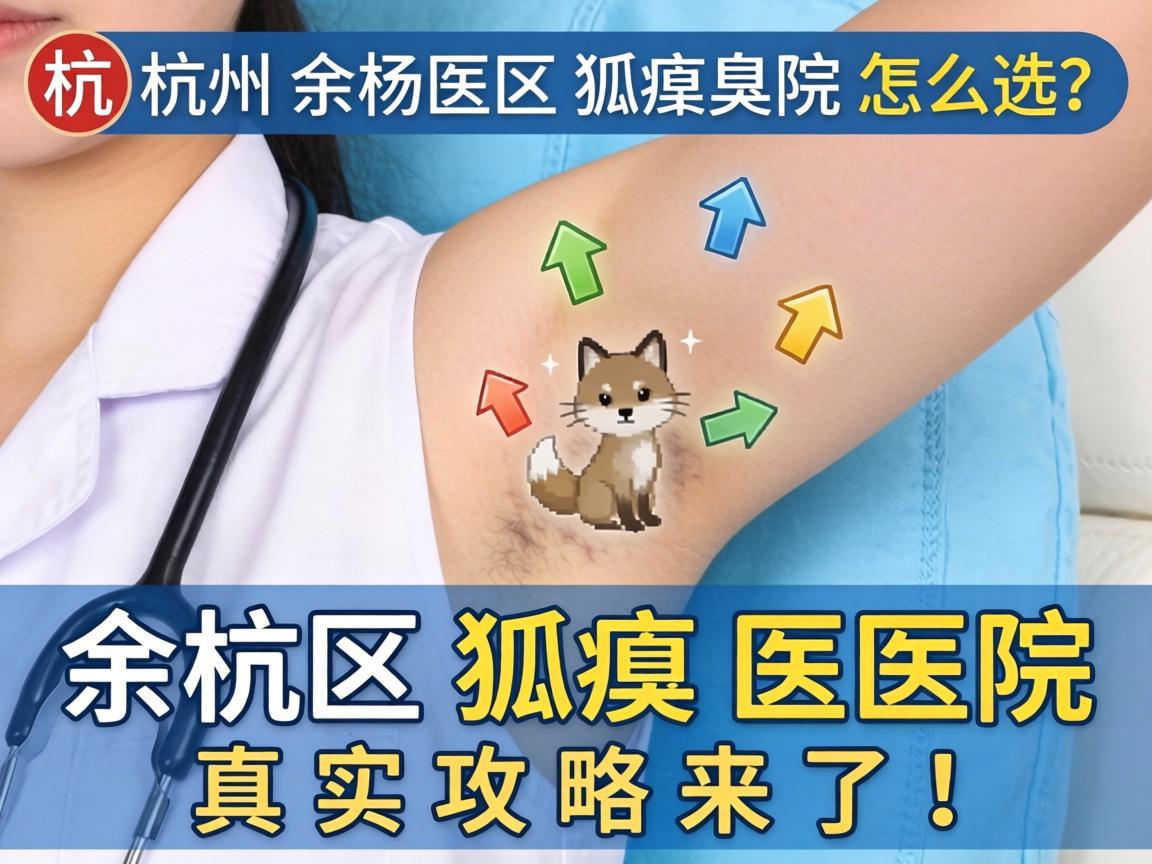杭州余杭区狐臭医院怎么选？余杭区狐臭医院真实攻略来了！