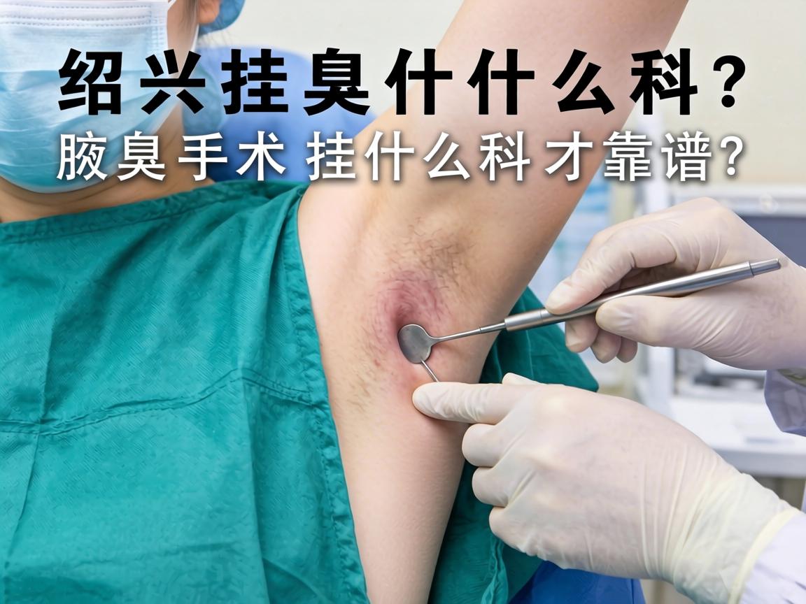 绍兴腋臭手术挂什么科？腋臭手术挂什么科才靠谱？