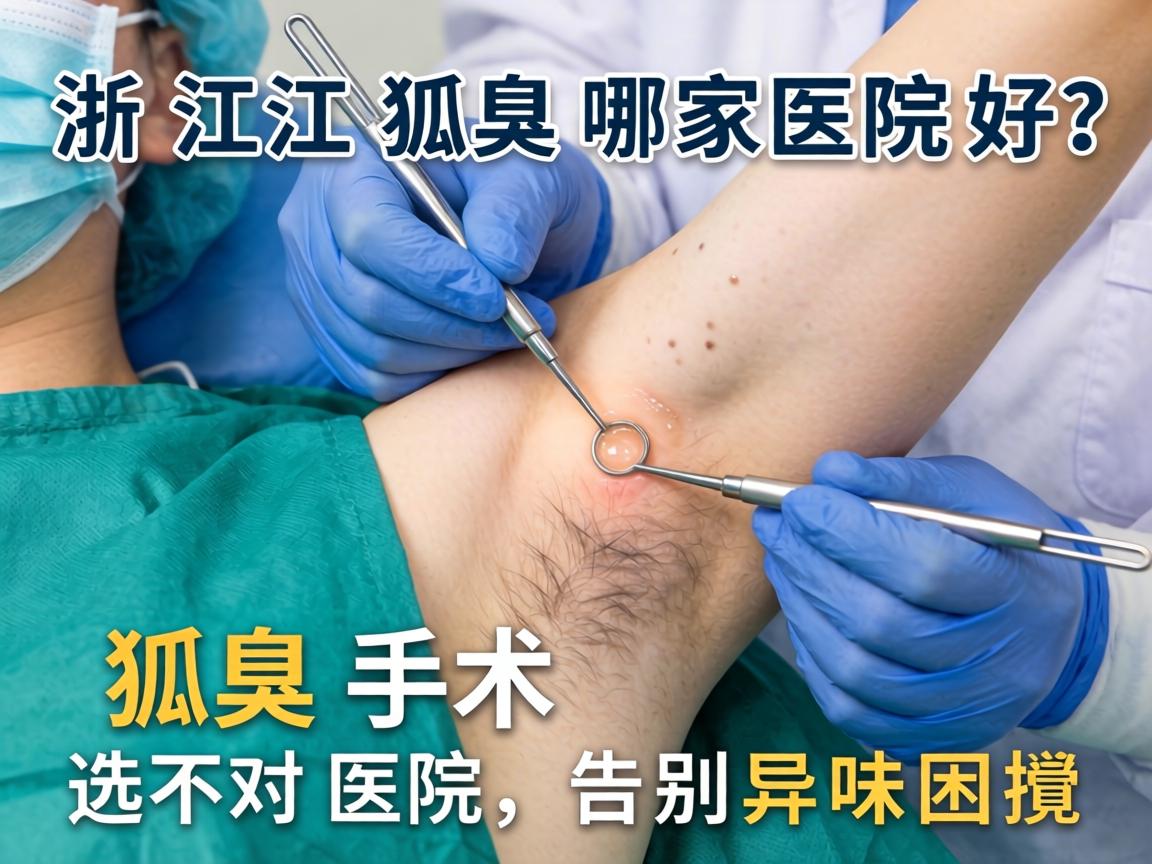 浙江狐臭手术哪家医院好？狐臭手术选对医院，告别异味困扰