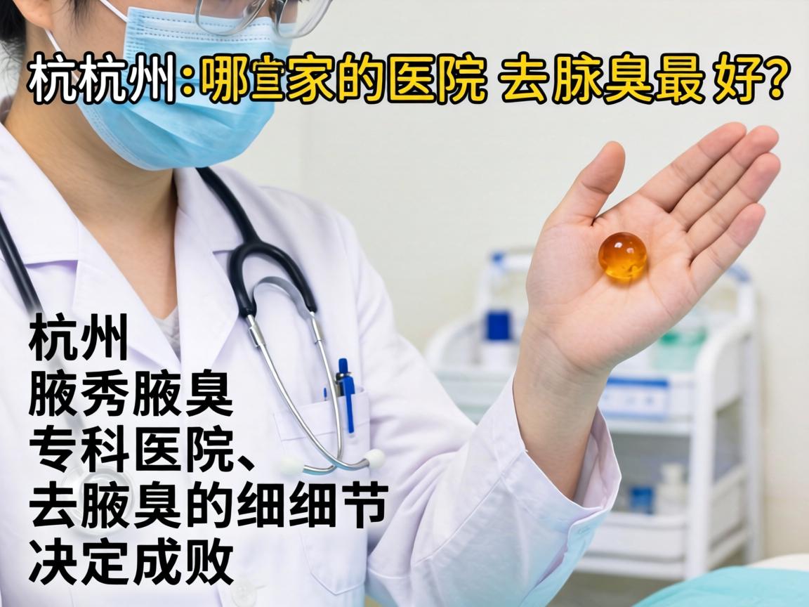 杭州哪家医院去腋臭最好？杭州腋秀腋臭专科医院，去腋臭的细节决定成败
