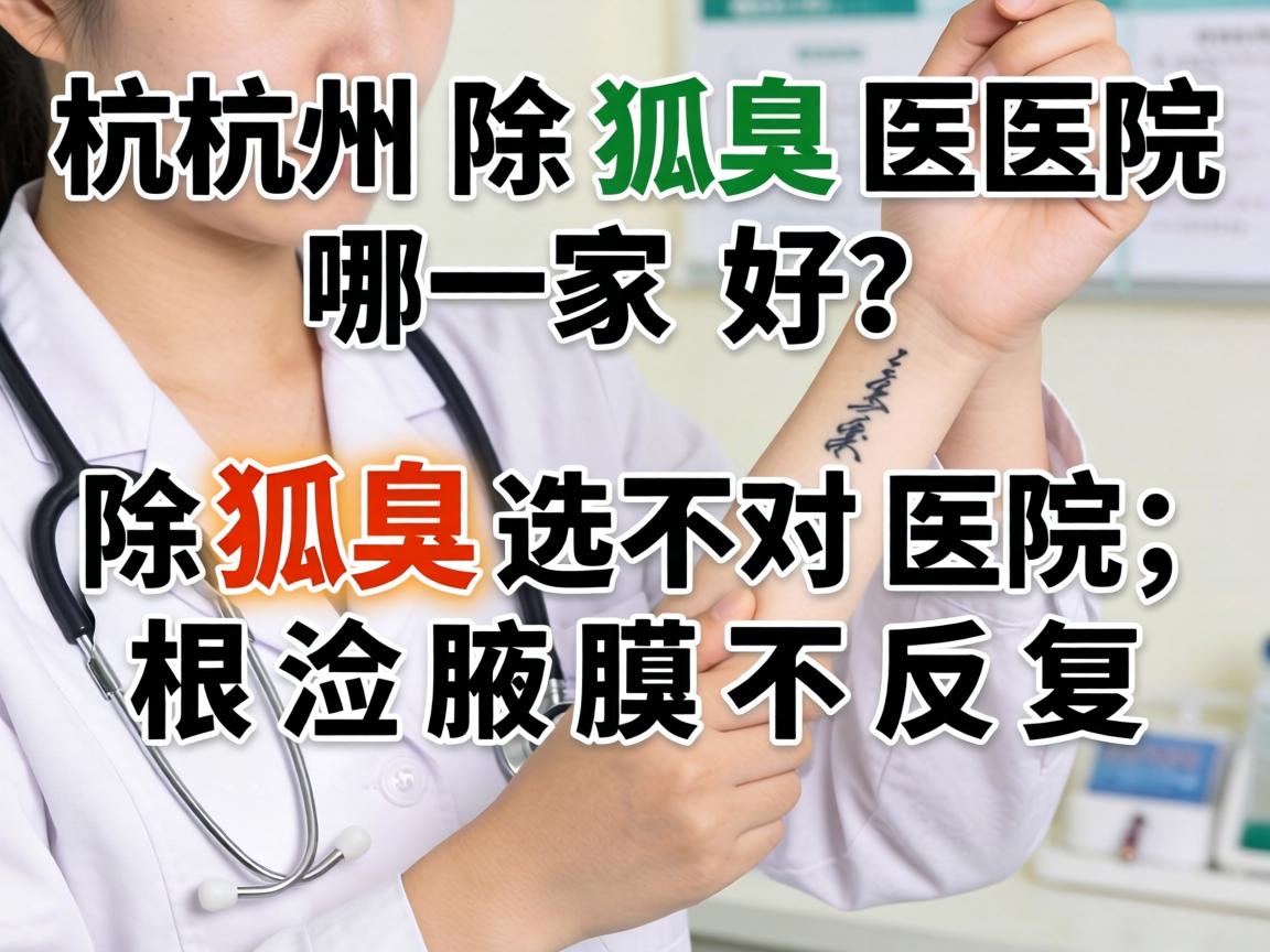 杭州除狐臭医院哪家好?除狐臭选对医院,根治腋臭不反复 杭州除狐臭医院哪家好?除狐臭选对医院,根治腋臭不反复