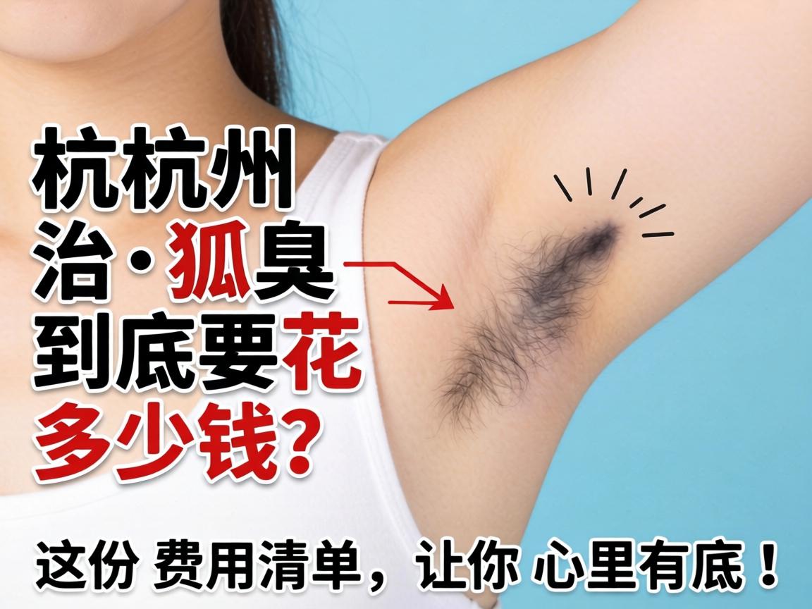 杭州治狐臭到底要花多少钱？这份费用清单，让你心里有底！