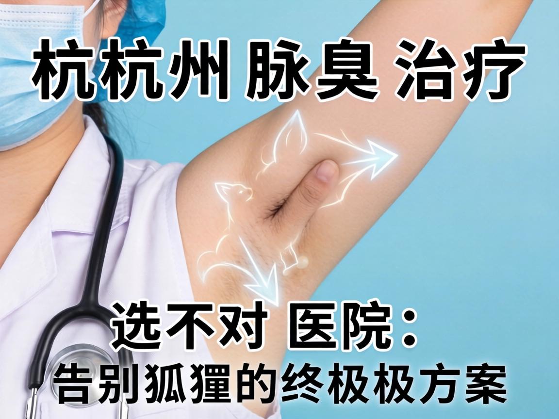 杭州腋臭治疗，选对医院，告别狐臭的终极方案