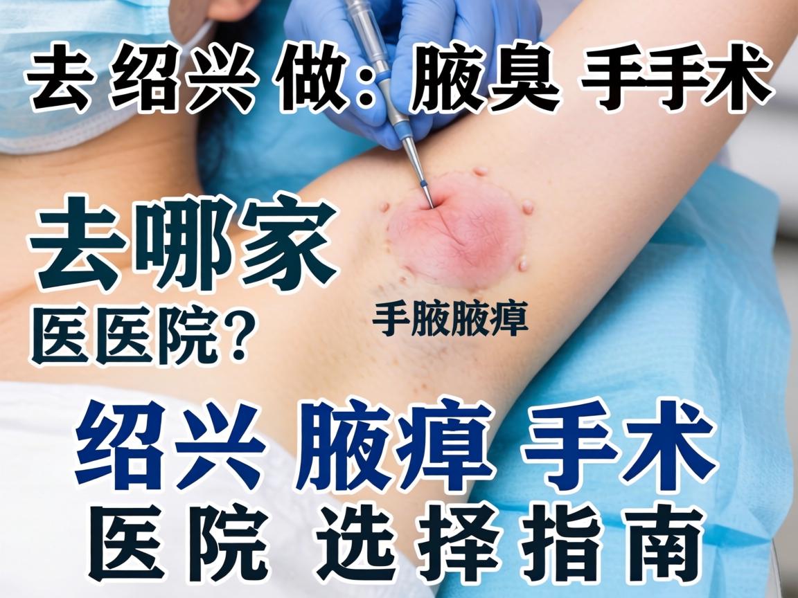 去绍兴做腋臭手术去哪家医院？绍兴腋臭手术医院选择指南
