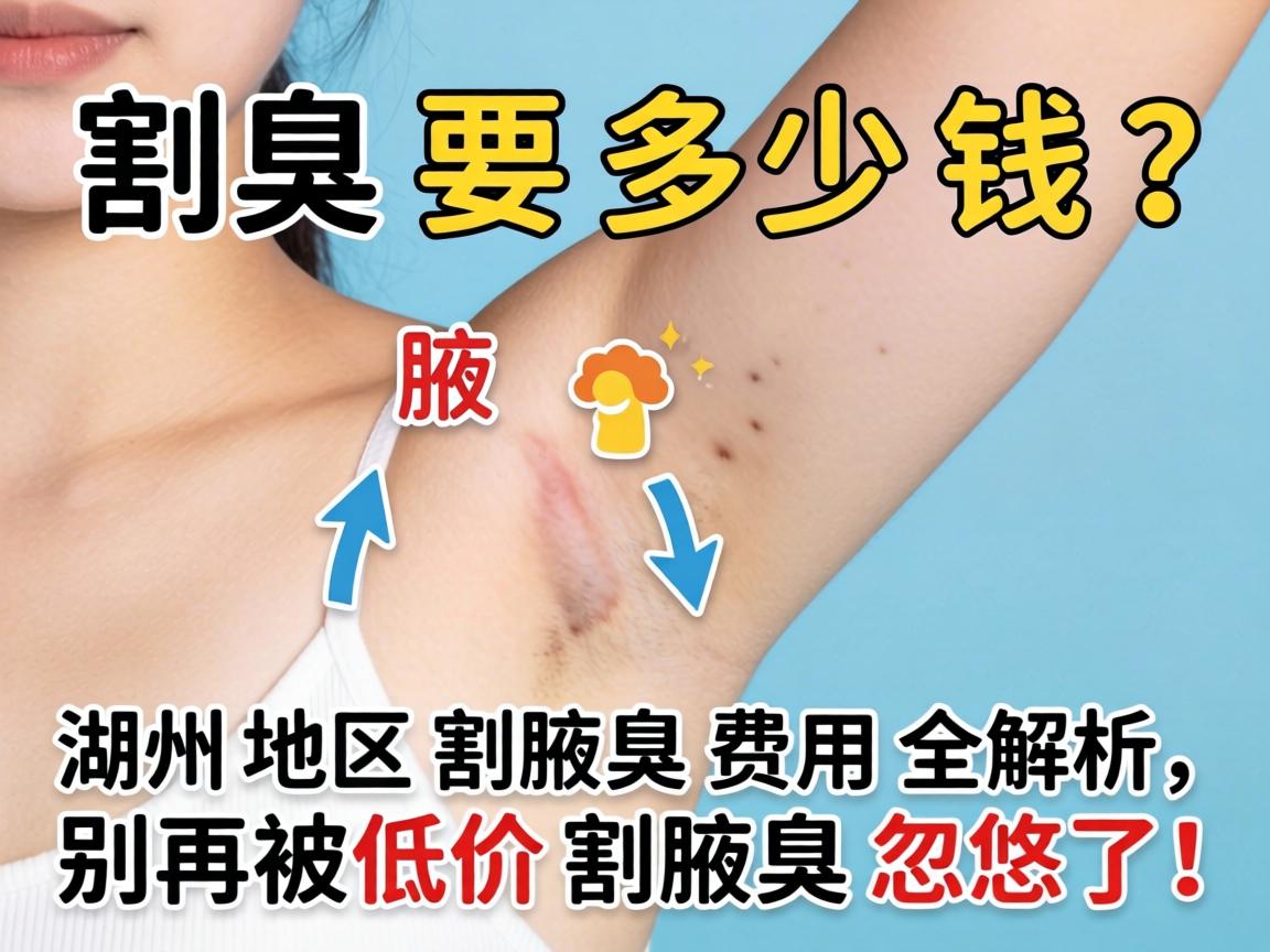 割腋臭要多少钱？湖州地区割腋臭费用全解析，别再被低价割腋臭忽悠了！