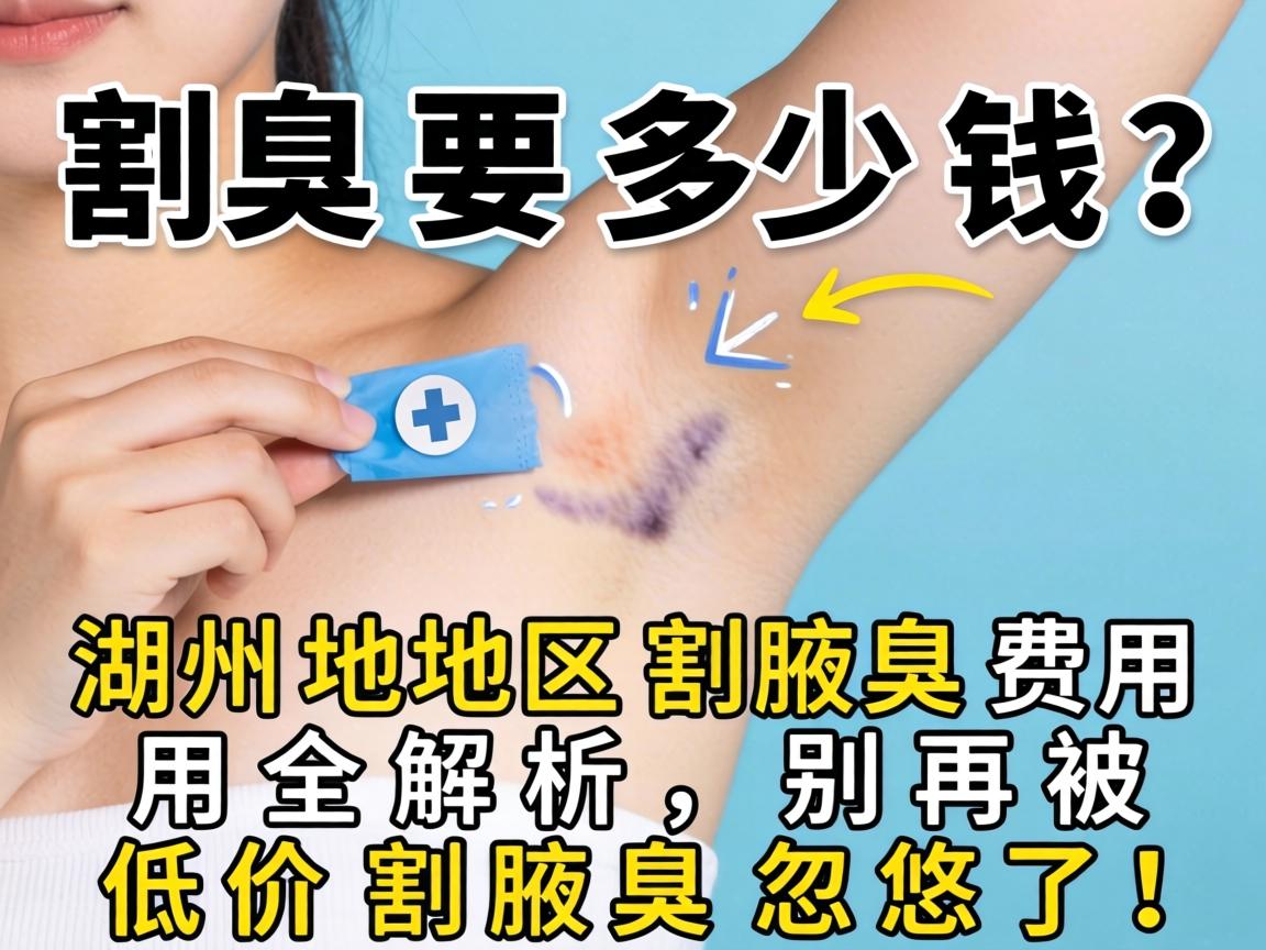 割腋臭要多少钱？湖州地区割腋臭费用全解析，别再被低价割腋臭忽悠了！