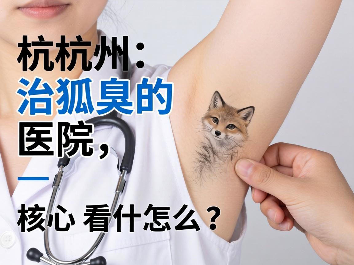 一、杭州治狐臭的医院，核心看什么？