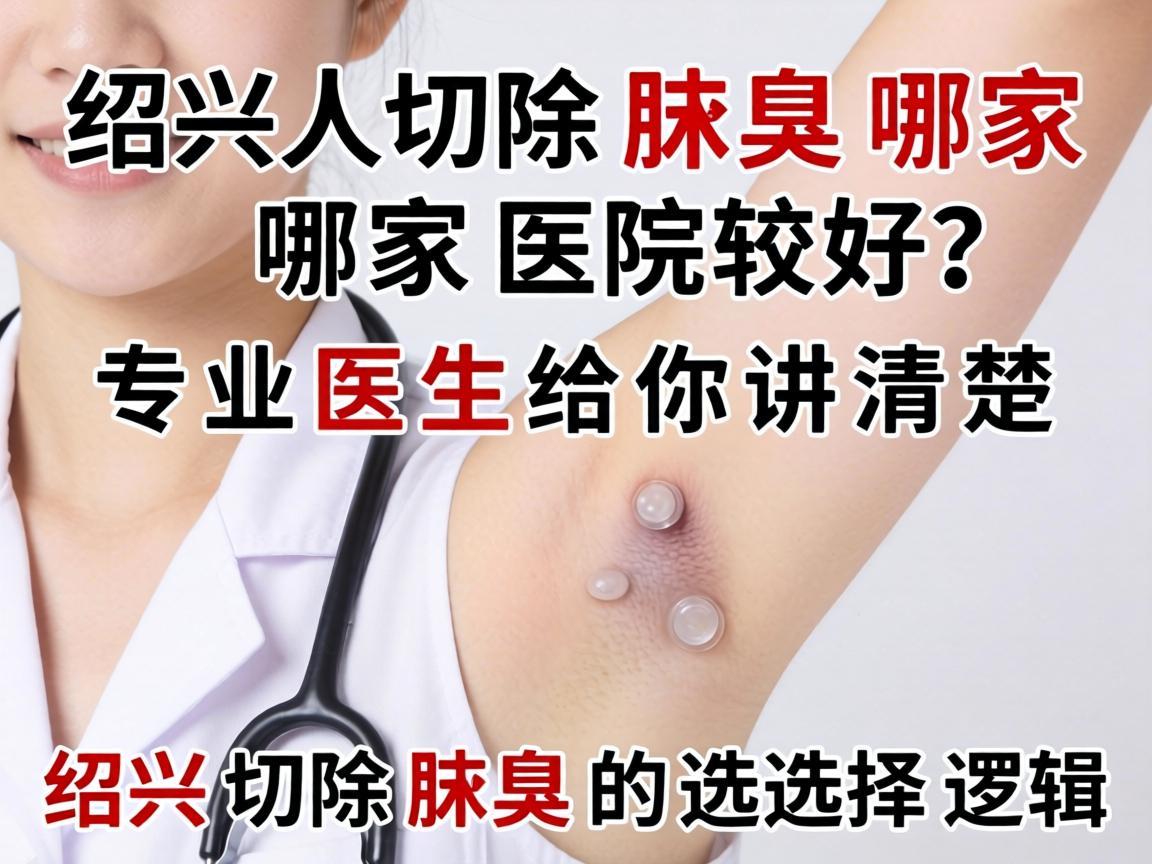 绍兴切除腋臭哪家医院较好？专业医生给你讲清楚绍兴切除腋臭的选择逻辑