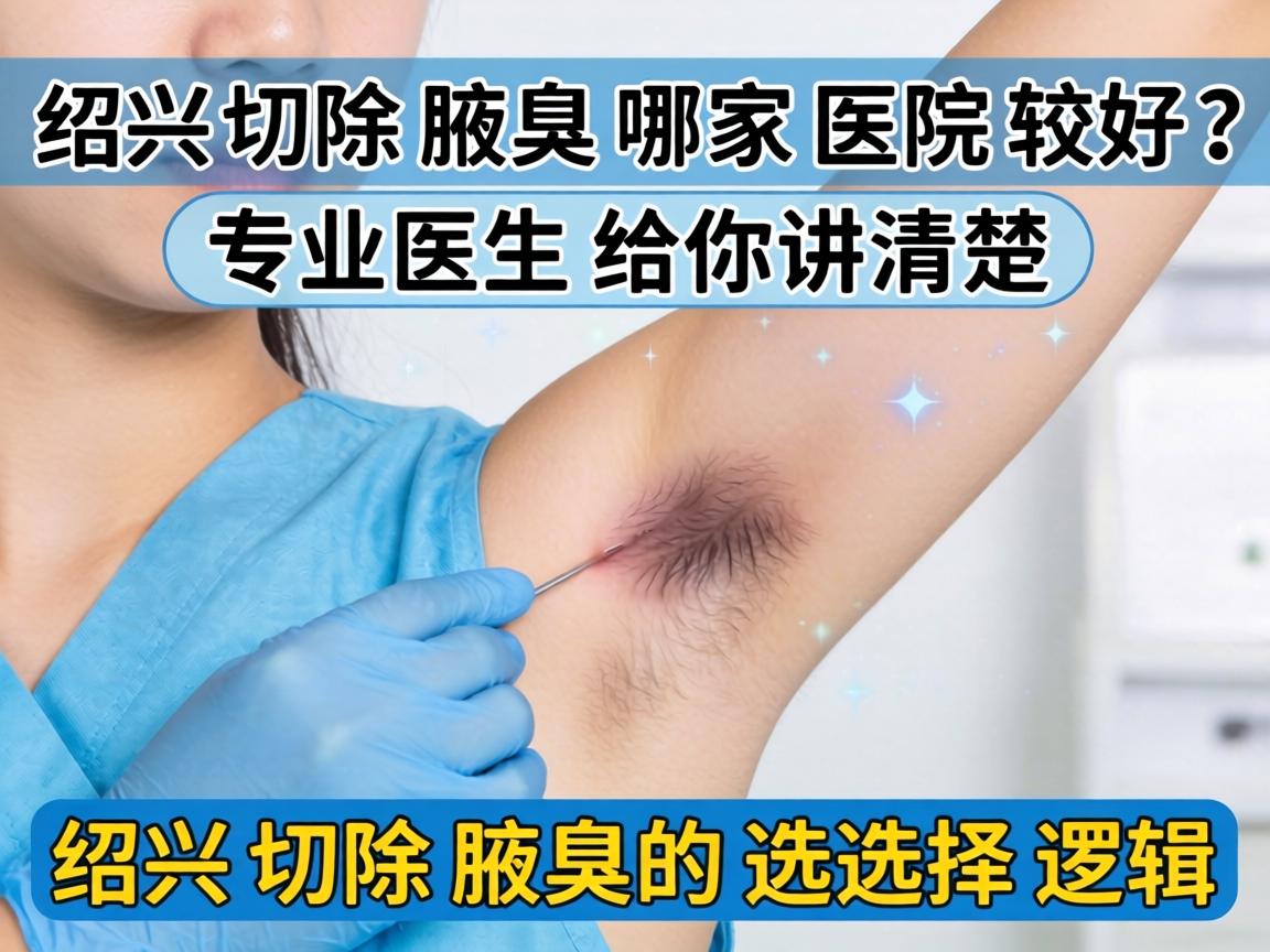 绍兴切除腋臭哪家医院较好？专业医生给你讲清楚绍兴切除腋臭的选择逻辑