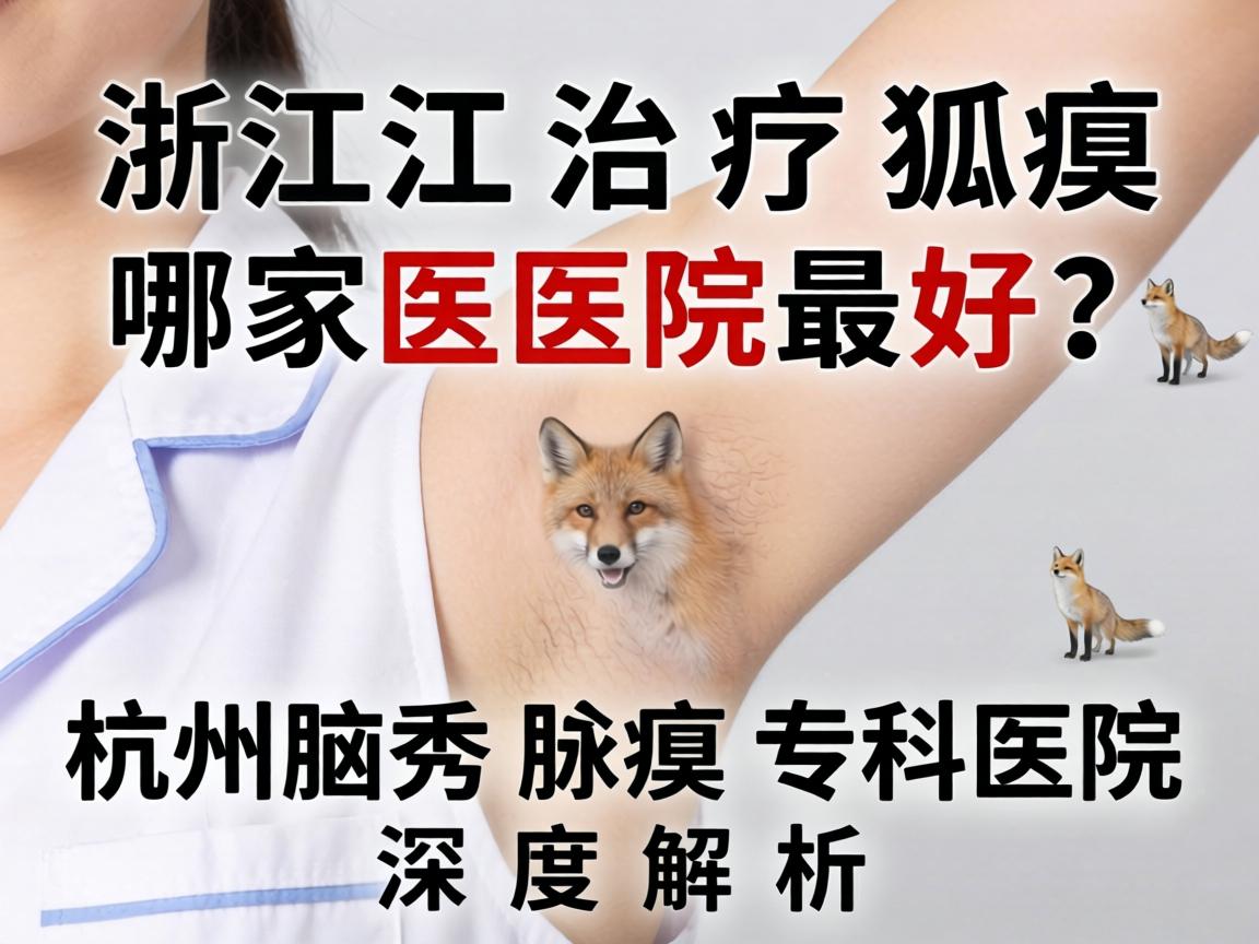 浙江治疗狐臭哪家医院最好？杭州腋秀腋臭专科医院深度解析