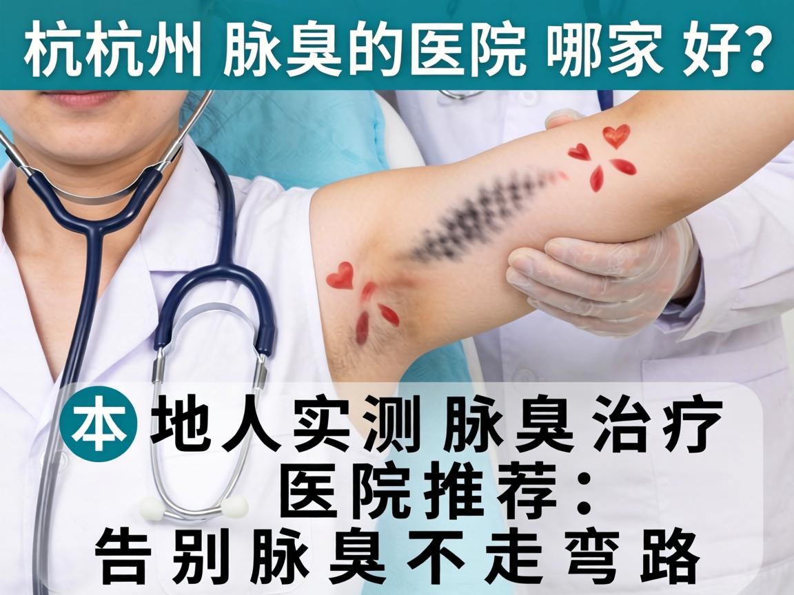 杭州腋臭医院哪家好？本地人实测腋臭治疗医院推荐，告别腋臭不走弯路