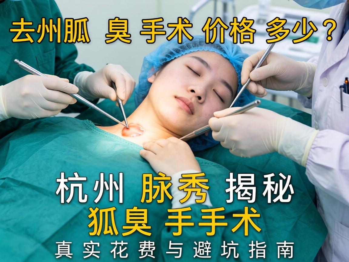杭州去狐臭手术价格多少？杭州腋秀揭秘狐臭手术真实花费与避坑指南