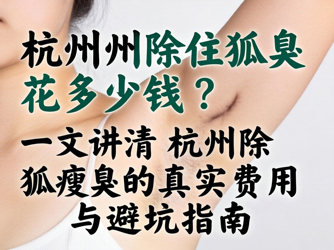 杭州除狐臭花多少钱？一文讲清杭州除狐臭的真实费用与避坑指南