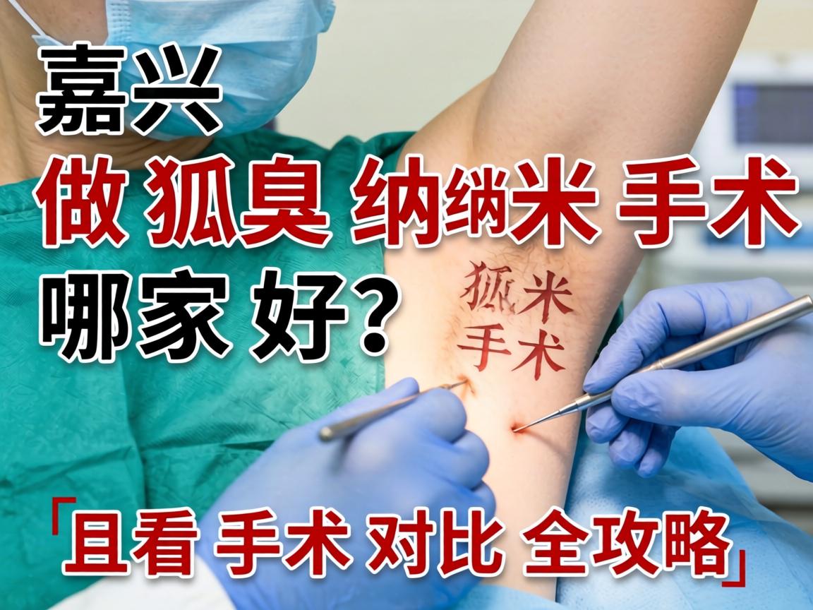 嘉兴做狐臭纳米手术哪家好？且看手术对比全攻略