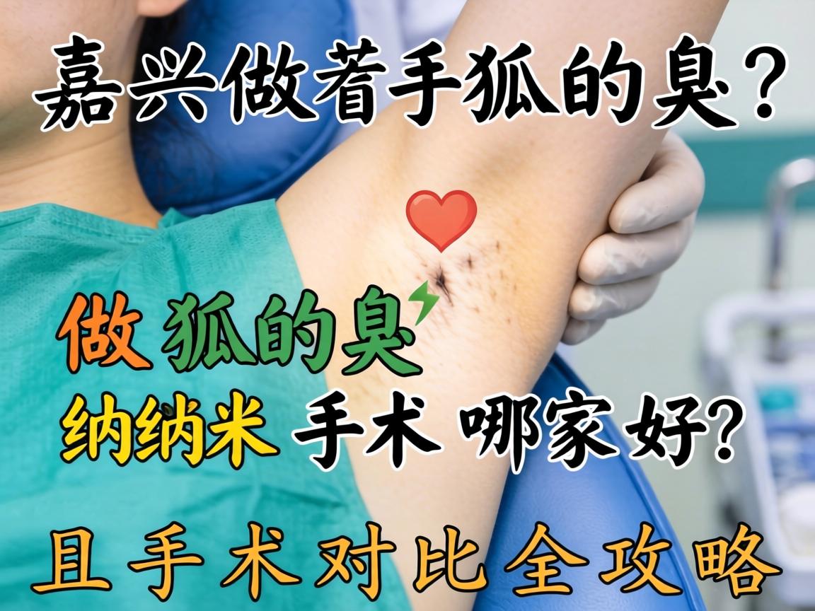嘉兴做狐臭纳米手术哪家好？且看手术对比全攻略
