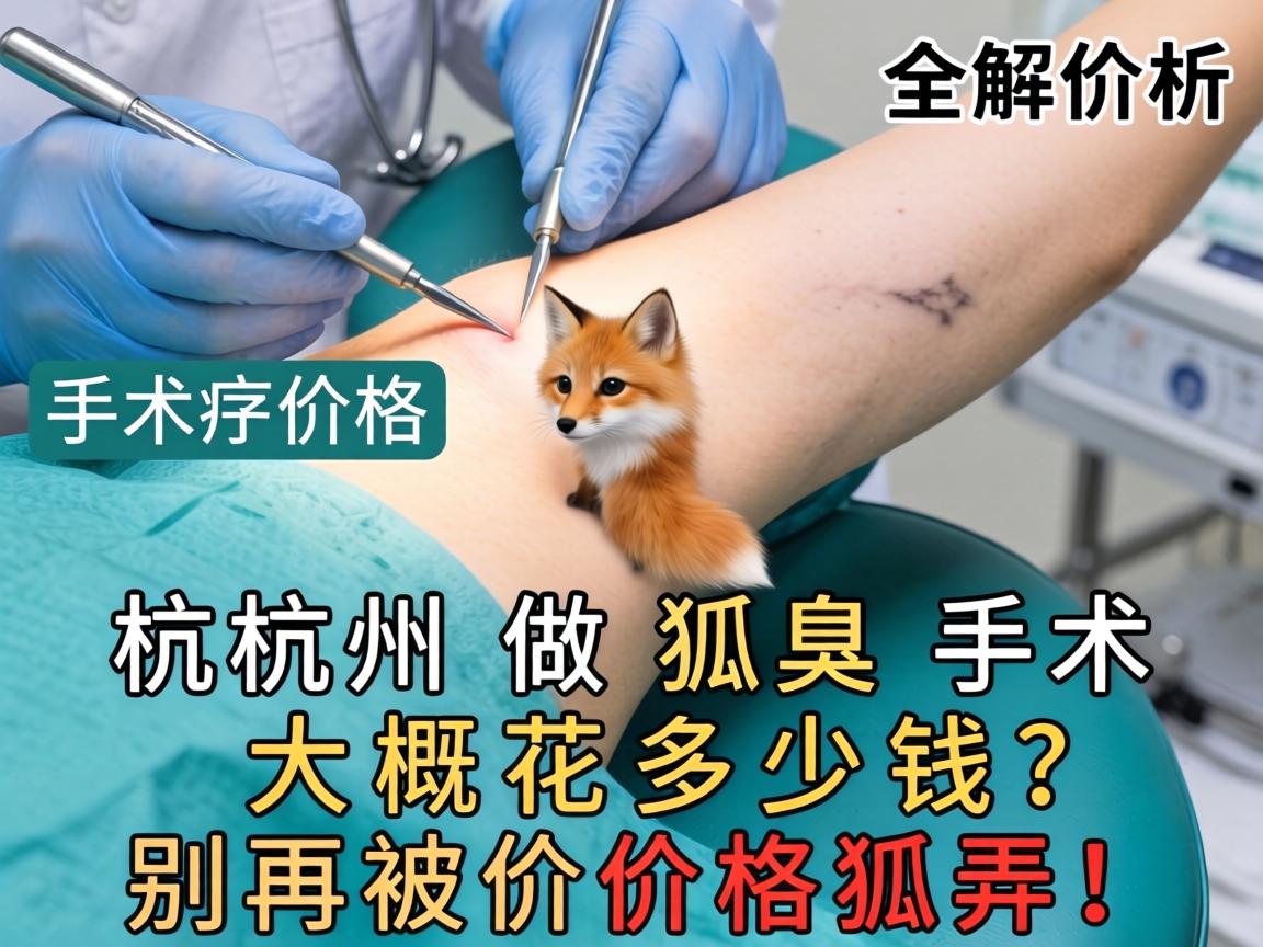 杭州狐臭手术价格全解析，在杭州做狐臭手术大概花多少钱？别再被价格狐弄！