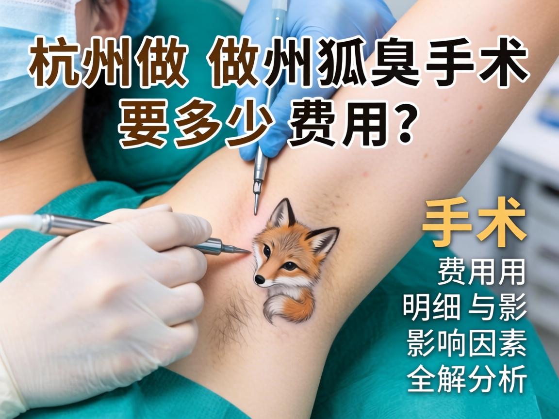 杭州做狐臭手术要多少费用？手术费用明细与影响因素全解析