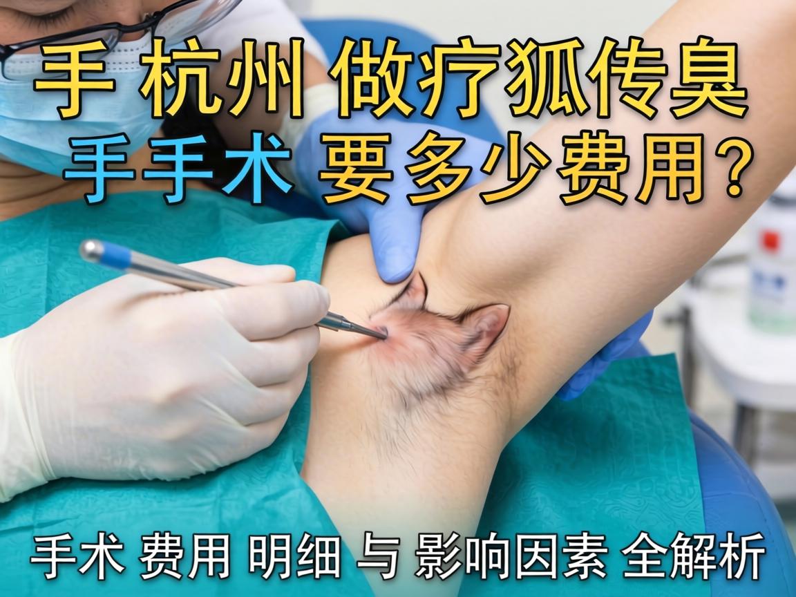 杭州做狐臭手术要多少费用？手术费用明细与影响因素全解析