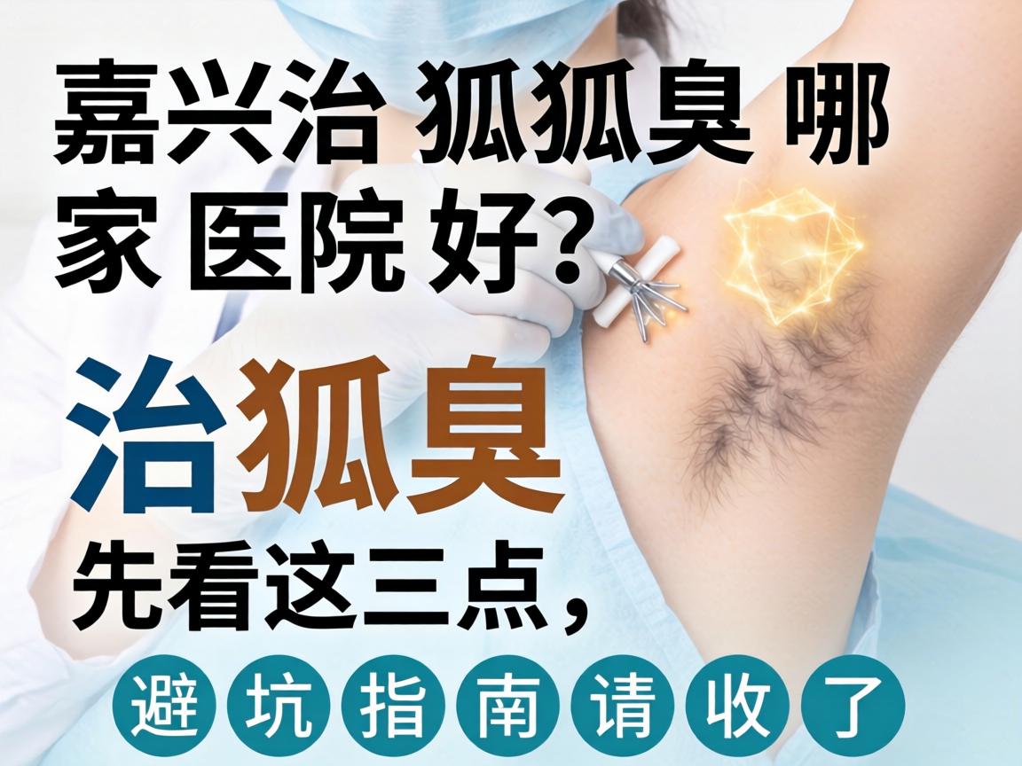 嘉兴治狐臭哪家医院好？治狐臭先看这三点，避坑指南请收好