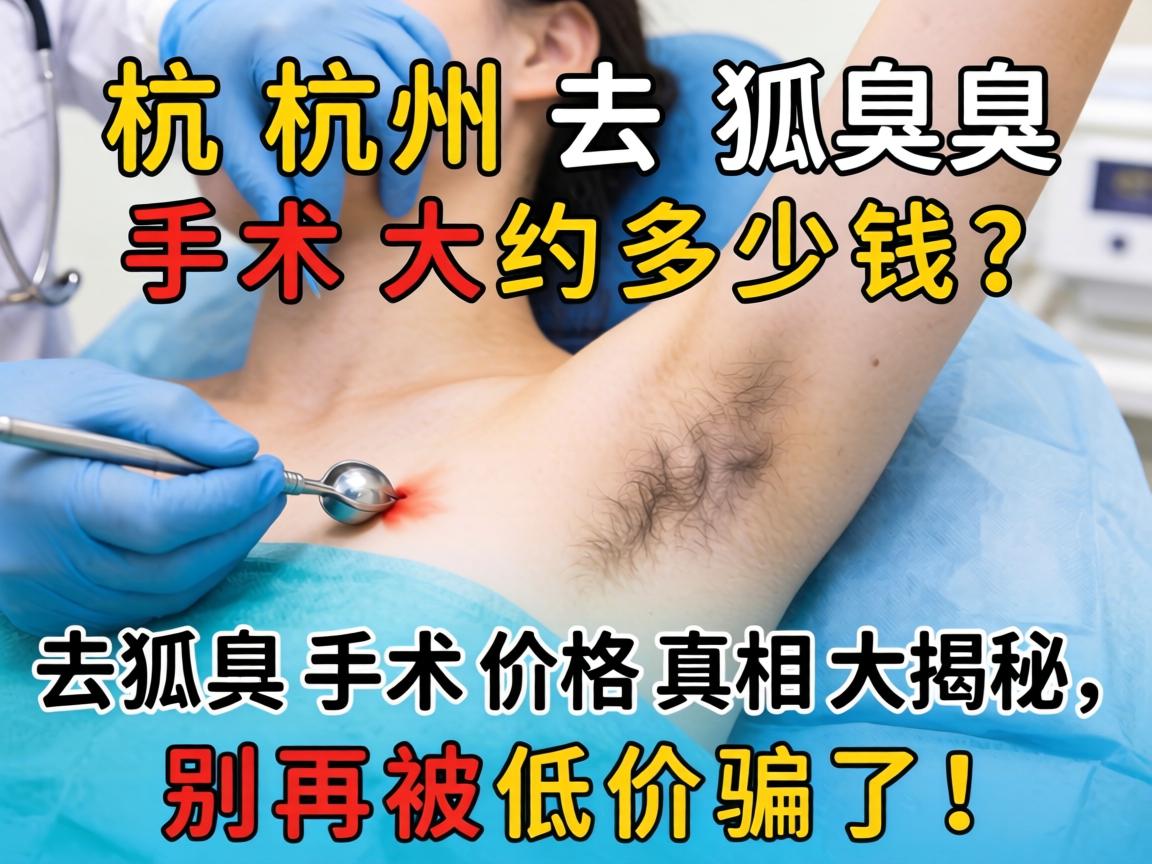 杭州去狐臭手术大约多少钱?去狐臭手术价格真相大揭秘,别再被低价骗了! 杭州去狐臭手术大约多少钱?去狐臭手术价格真相大揭秘,别再被低价骗了!