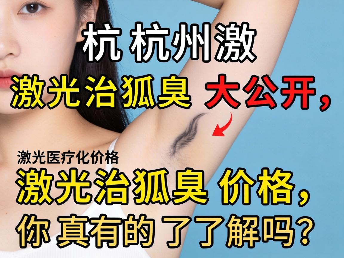 杭州激光治狐臭价格大公开，激光治狐臭价格，你真的了解吗？
