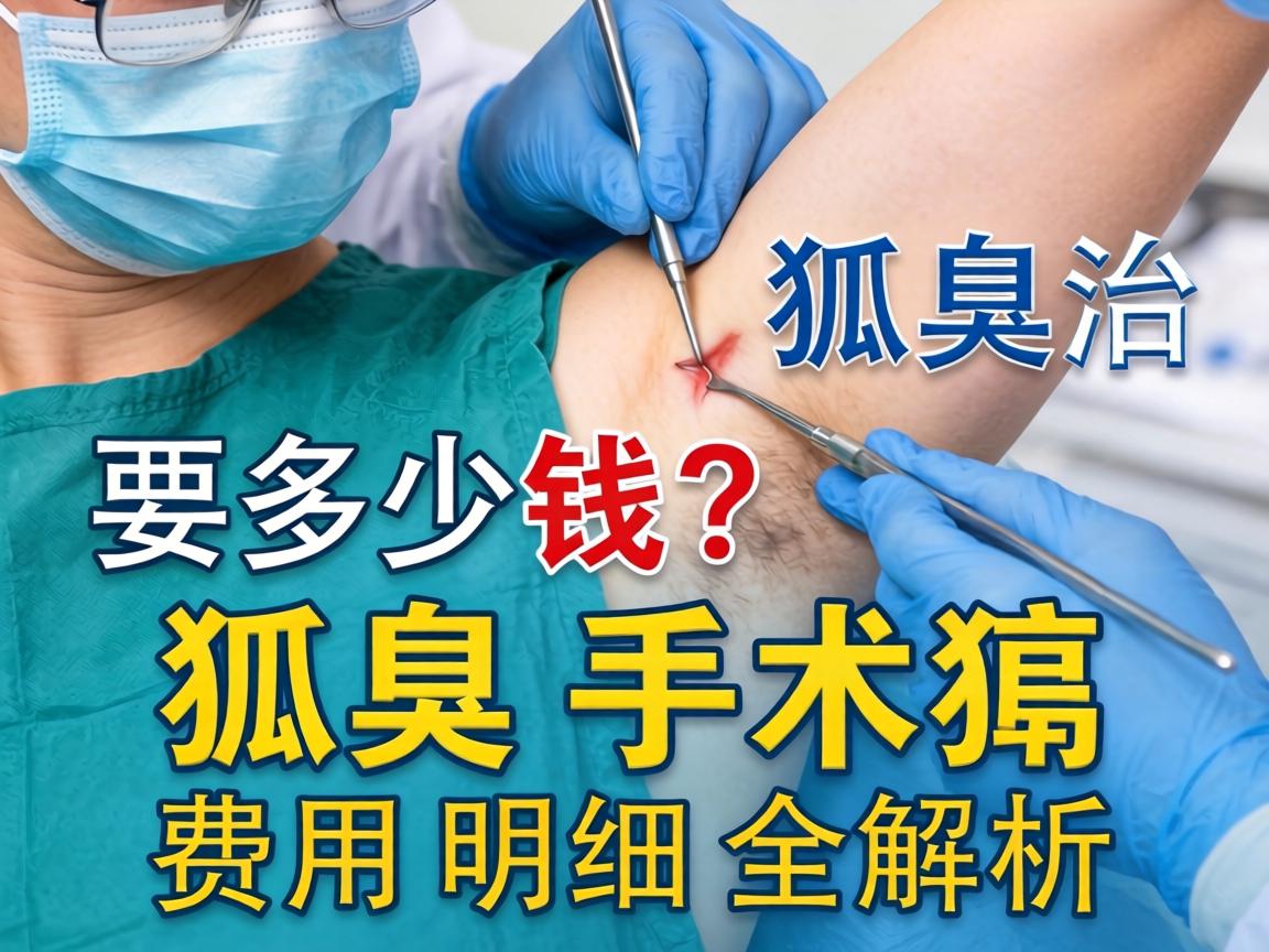 杭州治疗狐臭手术要多少钱？狐臭手术费用明细全解析