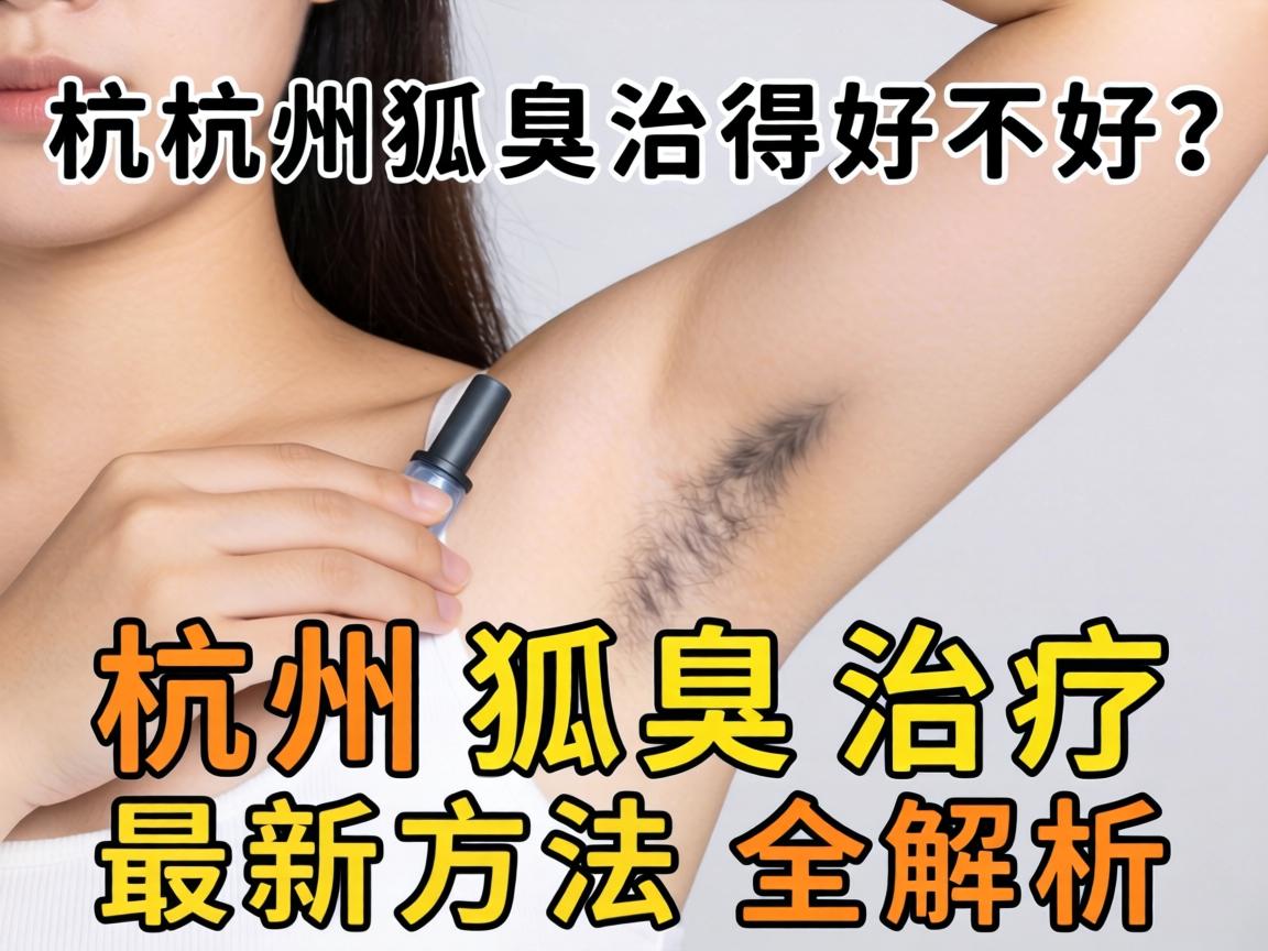杭州狐臭治得好不好？杭州狐臭治疗最新方法全解析