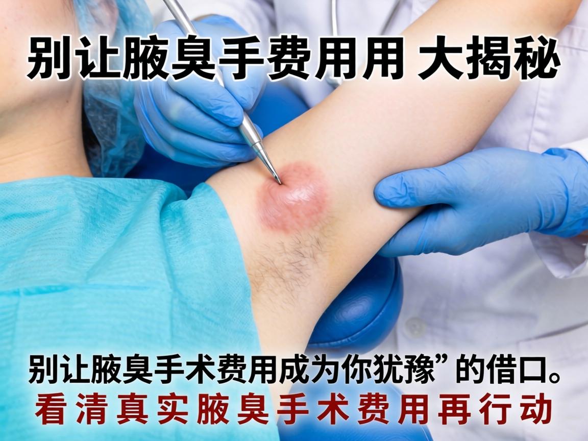 杭州腋臭手术费用大揭秘，别让腋臭手术费用成为你犹豫的借口，看清真实腋臭手术费用再行动