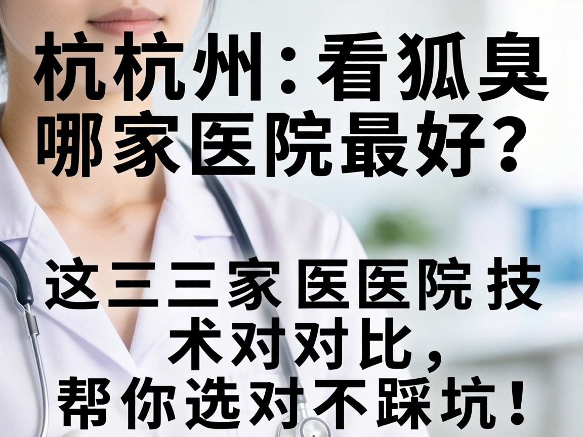 杭州看狐臭哪家医院最好？这三家医院技术对比，帮你选对不踩坑！