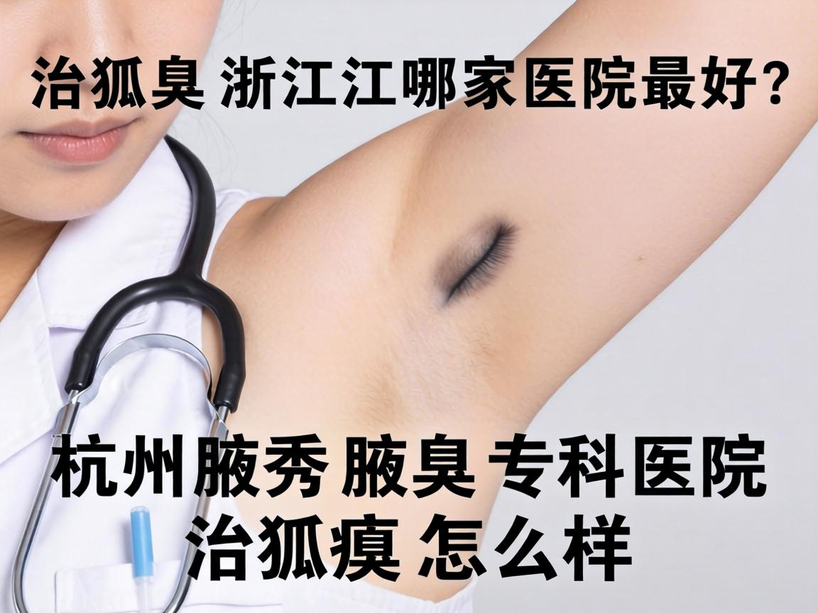 治狐臭浙江哪家医院最好？杭州腋秀腋臭专科医院治狐臭怎么样？