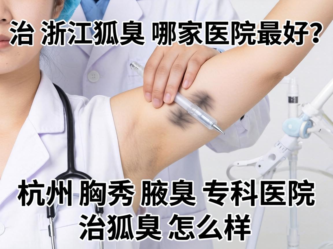 治狐臭浙江哪家医院最好？杭州腋秀腋臭专科医院治狐臭怎么样？