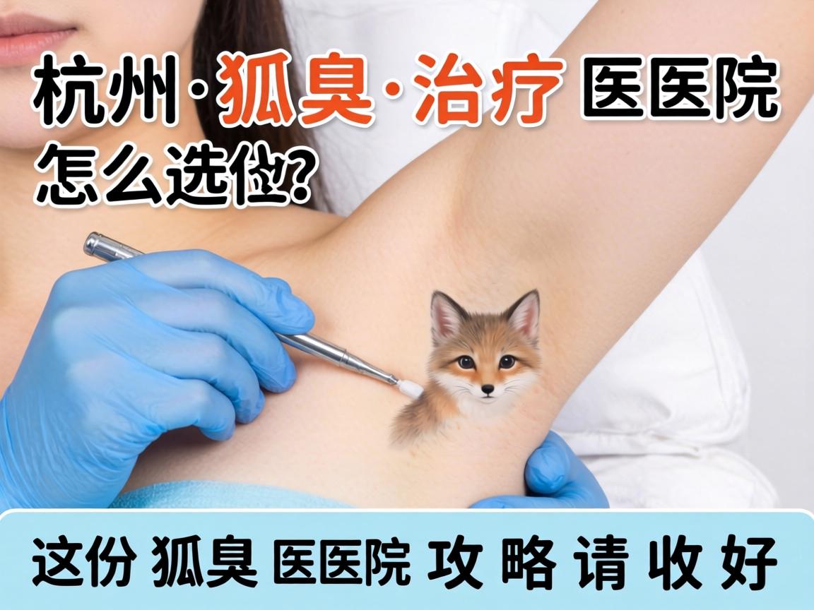 杭州狐臭治疗医院怎么选？这份狐臭医院攻略请收好