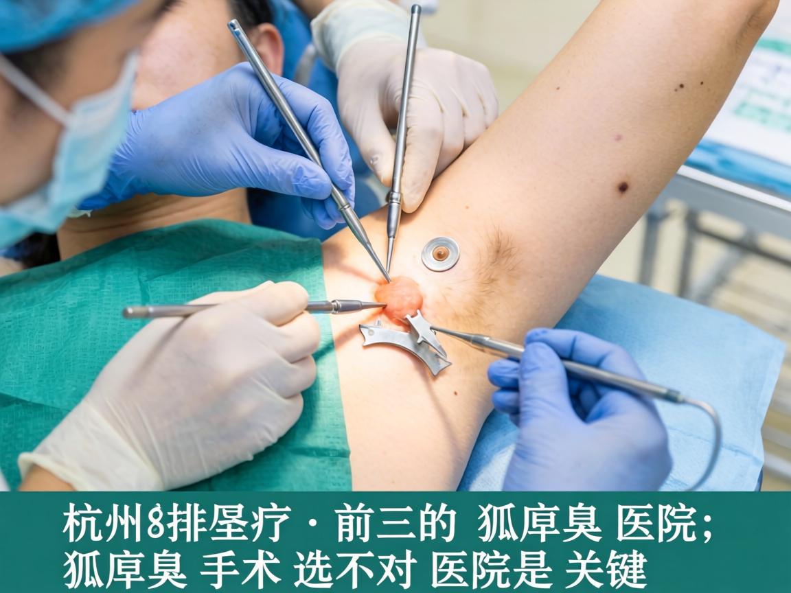 杭州狐臭手术排名前三的医院，狐臭手术选对医院是关键