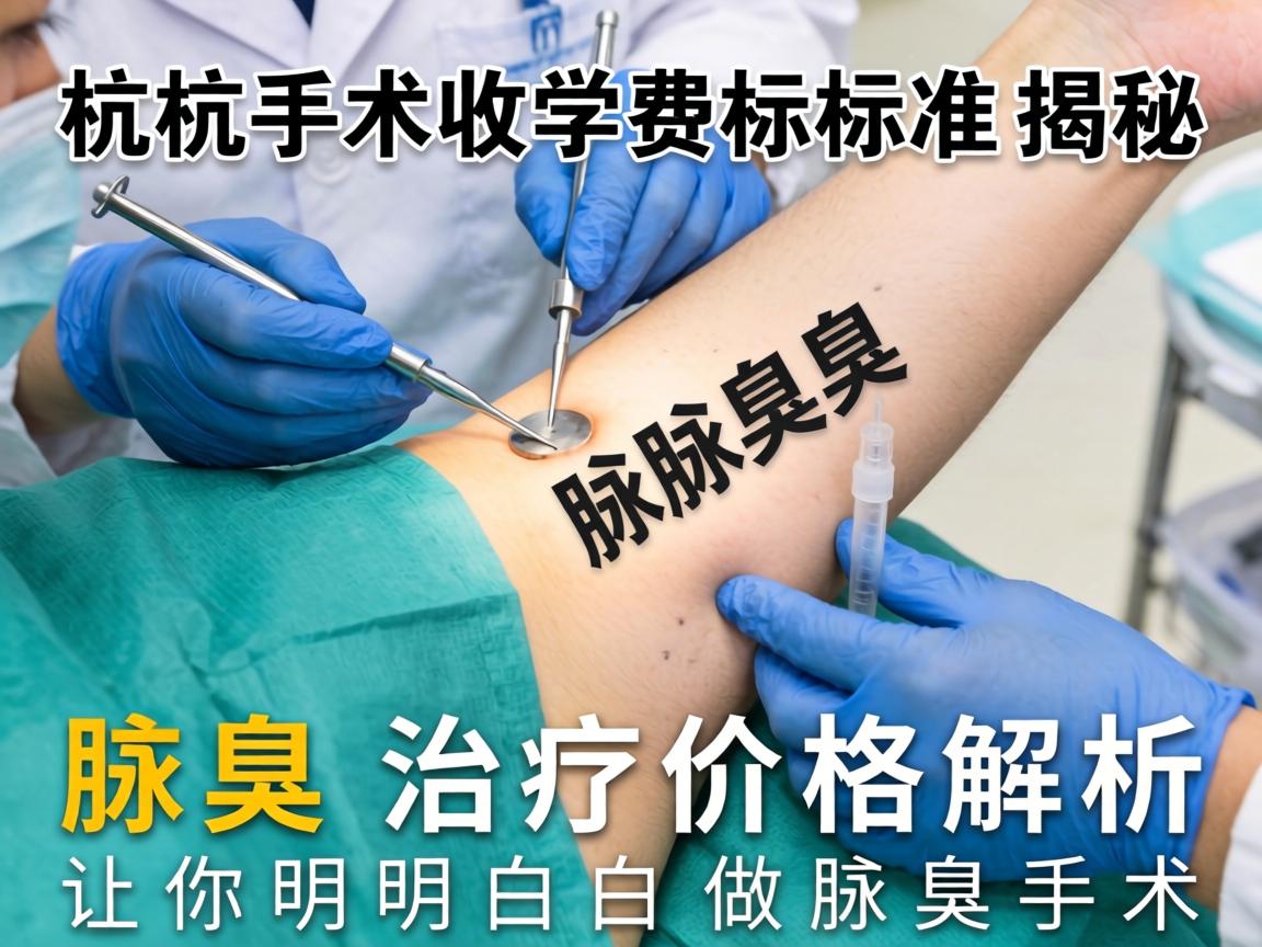 杭州腋臭手术收费标准揭秘，腋臭治疗价格解析，让你明明白白做腋臭手术