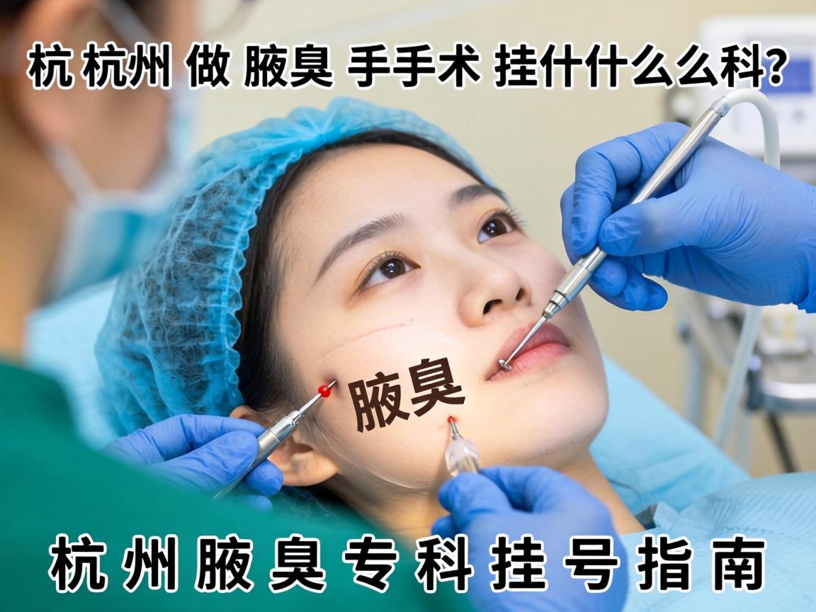 杭州做腋臭手术挂什么科？杭州腋臭专科挂号指南