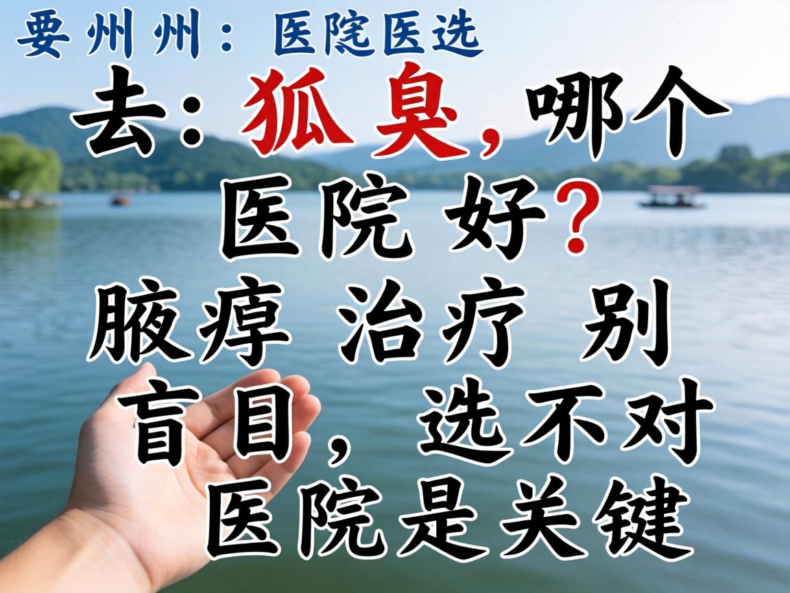 湖州去狐臭哪个医院好？腋臭治疗别盲目，选对医院是关键