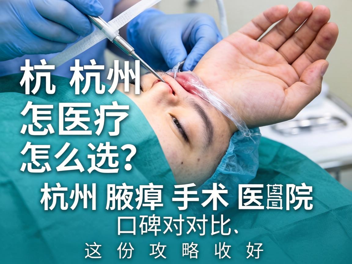 杭州腋臭手术医院怎么选？杭州腋臭手术医院口碑对比，这份攻略收好