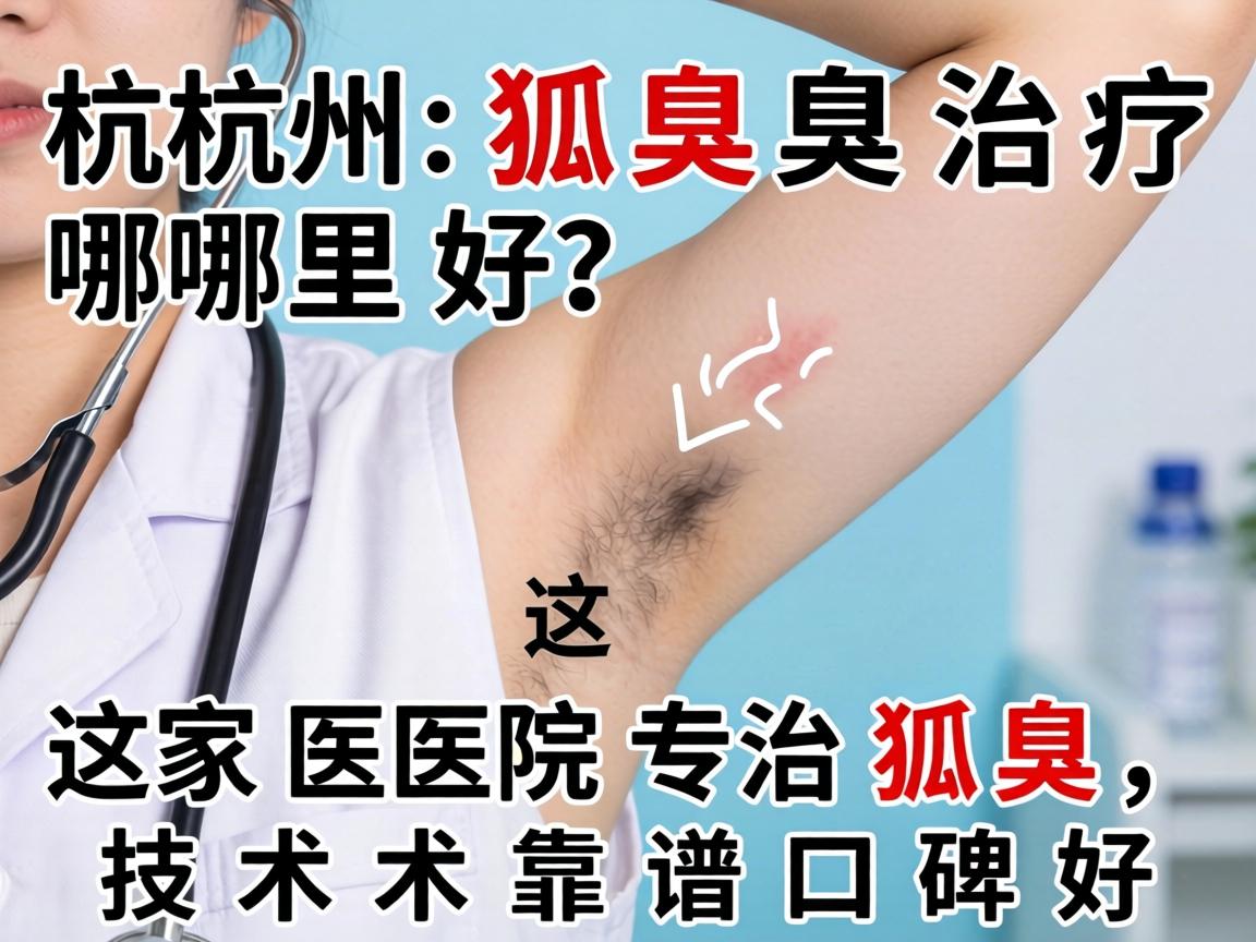 杭州狐臭治疗哪里好？这家医院专治狐臭，技术靠谱口碑好