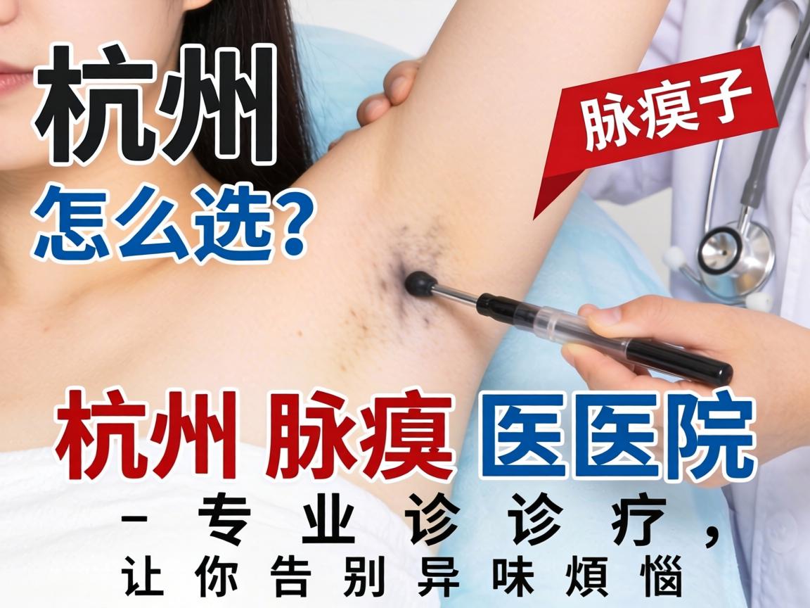杭州腋臭医院怎么选？杭州腋臭医院专业诊疗，让你告别异味烦恼