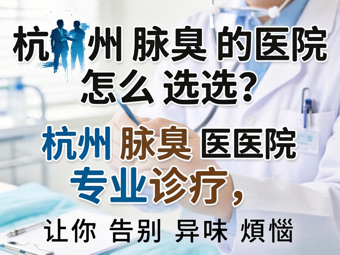 杭州腋臭医院怎么选？杭州腋臭医院专业诊疗，让你告别异味烦恼