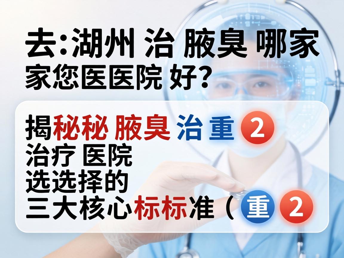 去湖州治腋臭哪家医院好？揭秘腋臭治疗医院选择的三大核心标准（标题中腋臭重复2次）